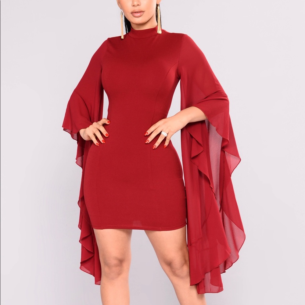 Red dress